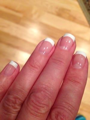 Best French tip gel and manicure by Ben!