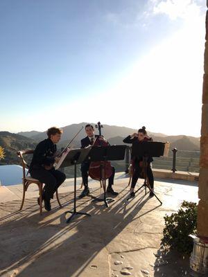 Seaside Strings on our wedding day!