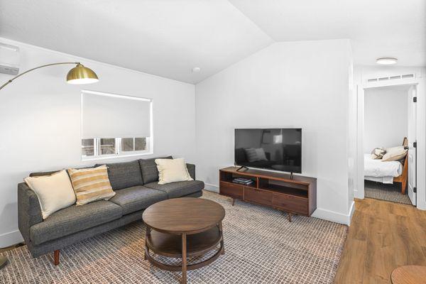 Blue Spruce Cabin - living room