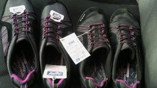 Off Broadway $70.00 for Sketcher tennis shoes.  Same shoes $35.00 at Ross.