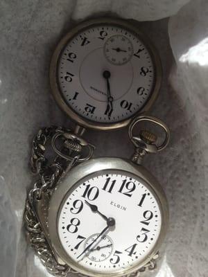 Scored two cool pocket watches at a decent price!