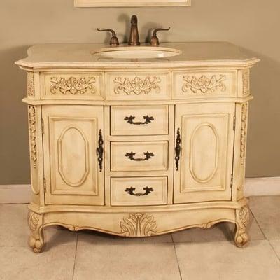 Antique White Bath Vanity,  different sizes available!