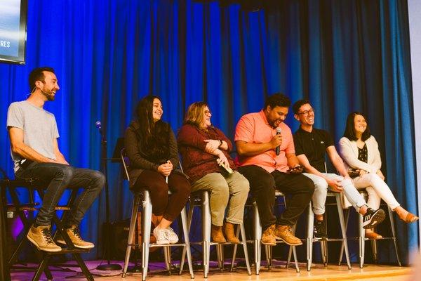 Every year we celebrate what God is doing through a panel of 5 different people who have been transformed by Jesus in specific areas.