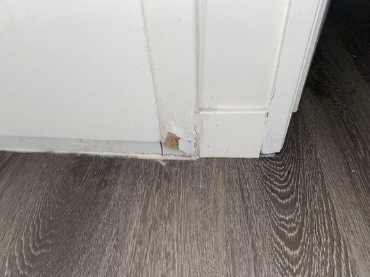 Laundry room often leaks under the floor and damages our walls and floors