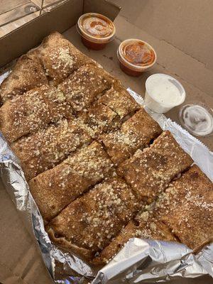 Barbecue chicken calzone 14 inch