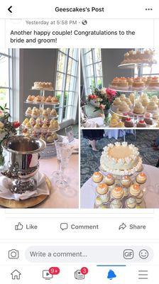 Geescakes does weddings!