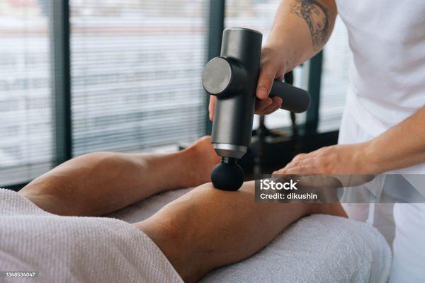 The Massage Gun is an option to add to your service.