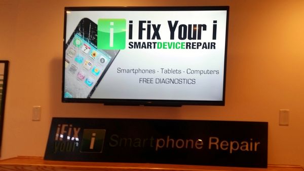 iFixYouri repairs smartphones, tablets, and computers. Diagnostics are always free.