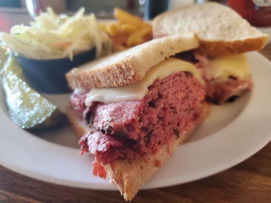 Pastrami and Swiss.