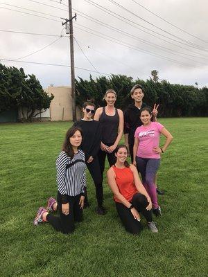 Company fitness program - Outdoor workout class