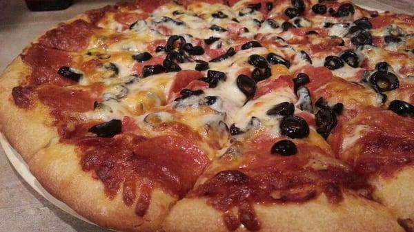 Pepperoni & olives...classic!