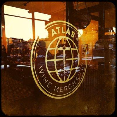 Logo for Atlas Wine Merchants in Brooklyn.