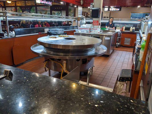 Mongolian hibachi grill at Asian King Buffet, Waxahachie