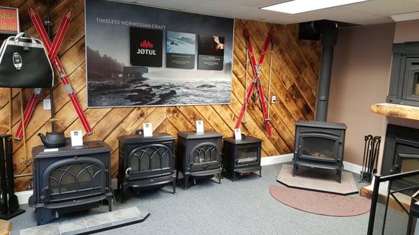 A selection of our JOTUL wood stoves.