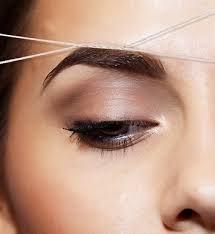 Eyebrow threading