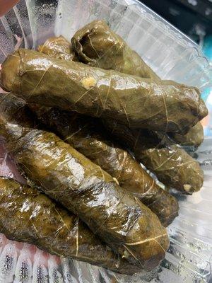 Lamb - Stuffed Grape Leaves (Half Dozen) Served hot or cold