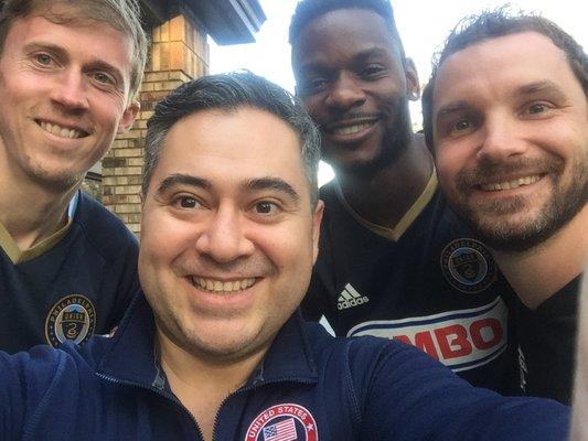 What a pleasure working with the Philadelphia Union Soccer guys! MLS