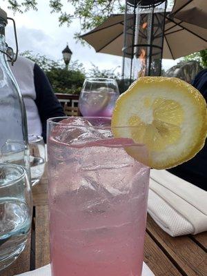 Pink orchid cocktail