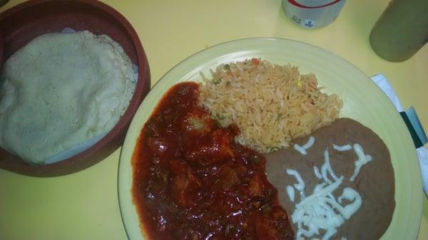 Guisado de Puerco.  Yummy