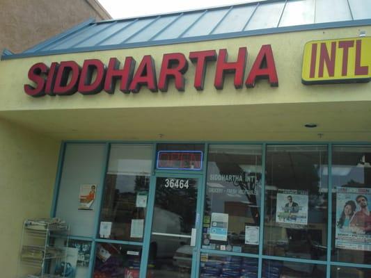 Siddhartha International Store Front, Alder Plaza, Fremont, CA.