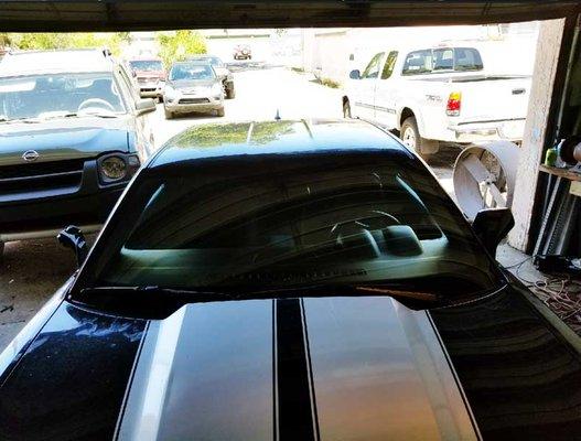 After windshield replacement for 2015 SS Camaro