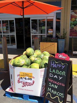 Big Bargains during Labor Day Weekend at your San Marcos Grocery Outlet