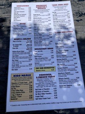 Menu.