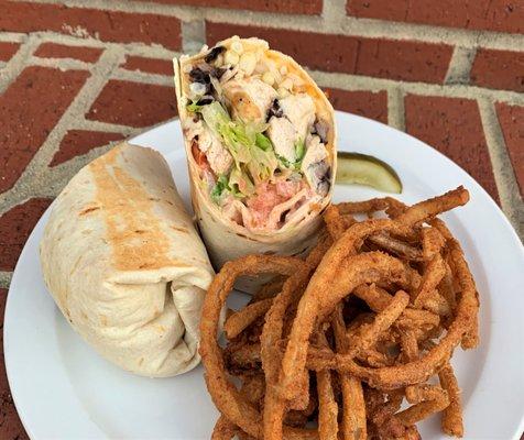 Cajun Chicken Wrap