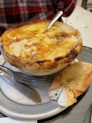 Bowl of cheese AKA lasagna