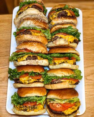 Burgers for your Super Bowl Bash