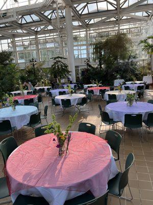 Wedding catering at Athens Botanical Gardens