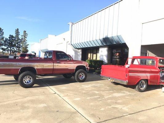 Frank working on my truck