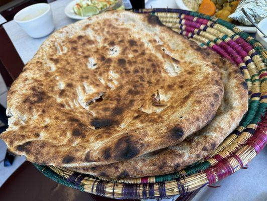 Yemeni pita - they are huge!