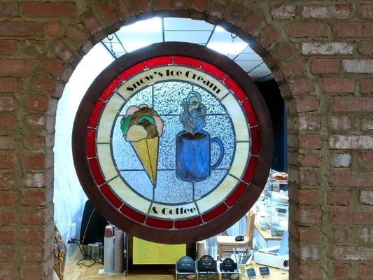 Beautiful stained glass by Shenandoah Restorations