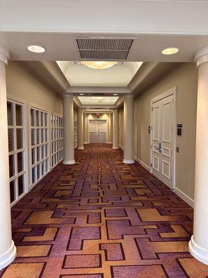 Hall to Banquet Rooms