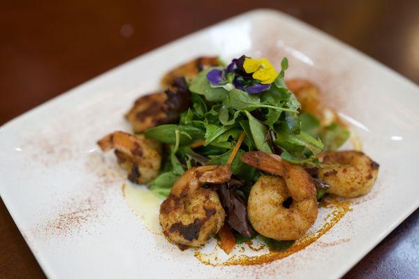 Jerk shrimp and Veggies