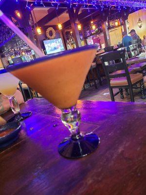 Blended Strawberry Mango Margarita