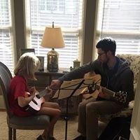 Mary in Atlanta, taking guitar lessons with Patrick Arthur.