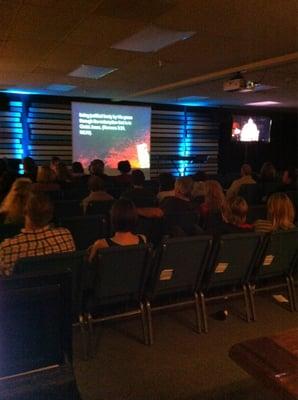 The video cafe - Free coffee and donuts while enjoying excellent worship and sermons.