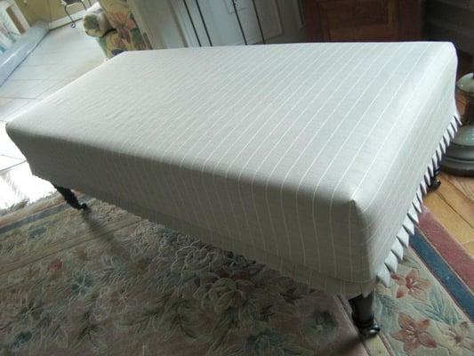 Linen slipcover