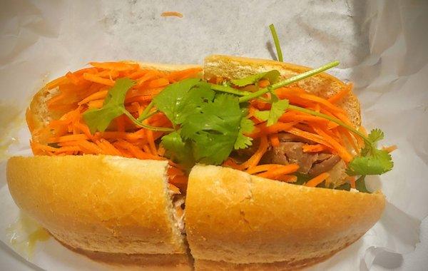 5 spice Chicken Bahn Mi...no shortage on Carrots!