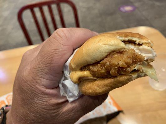 Spicy Chicken Sandwich Dinner