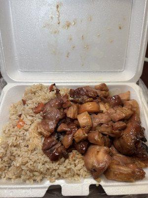 Bourbon chicken