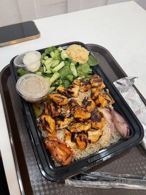 Chicken Kebab Plate