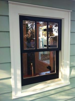 Historic replica window built to match existing windows.