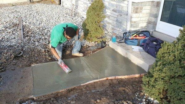 AHLS offers concrete installation and repair with extremely competitive pricing.