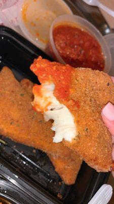 Fried Mozzarella with marinara. Buy this.