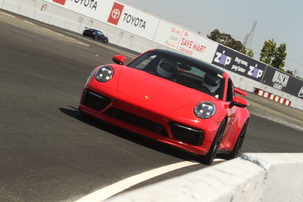 Porsche 992 at Sonoma Raceway track day.