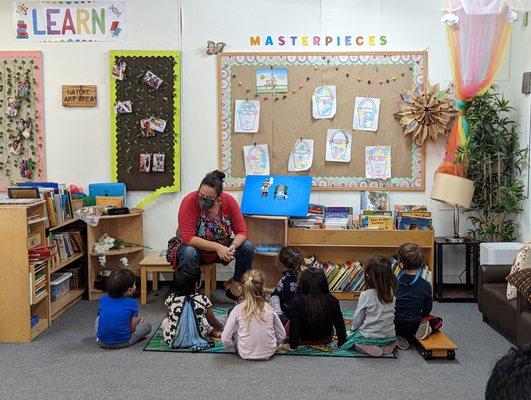 Story time with out teachers