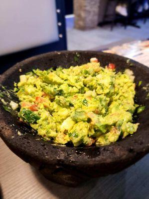 Fresh guacamole...made table-side